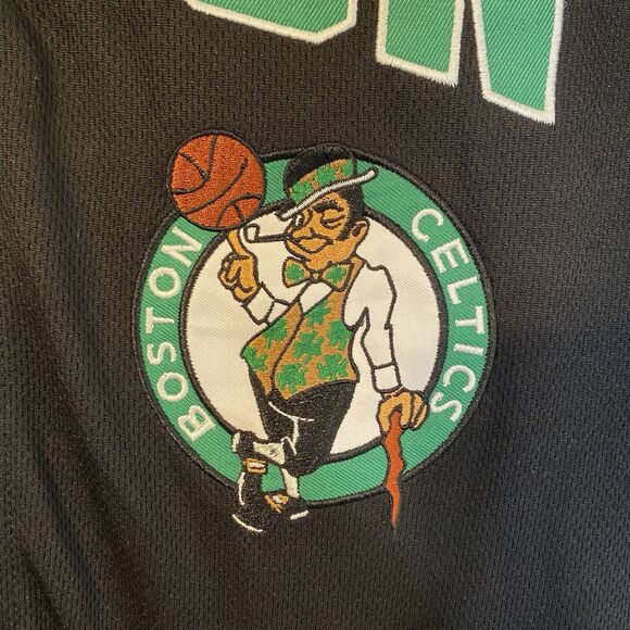 Boston Celtics Men 3XL Black Button Up Jersey Shirt Ultra Game NBA Official - Picture 6 of 13